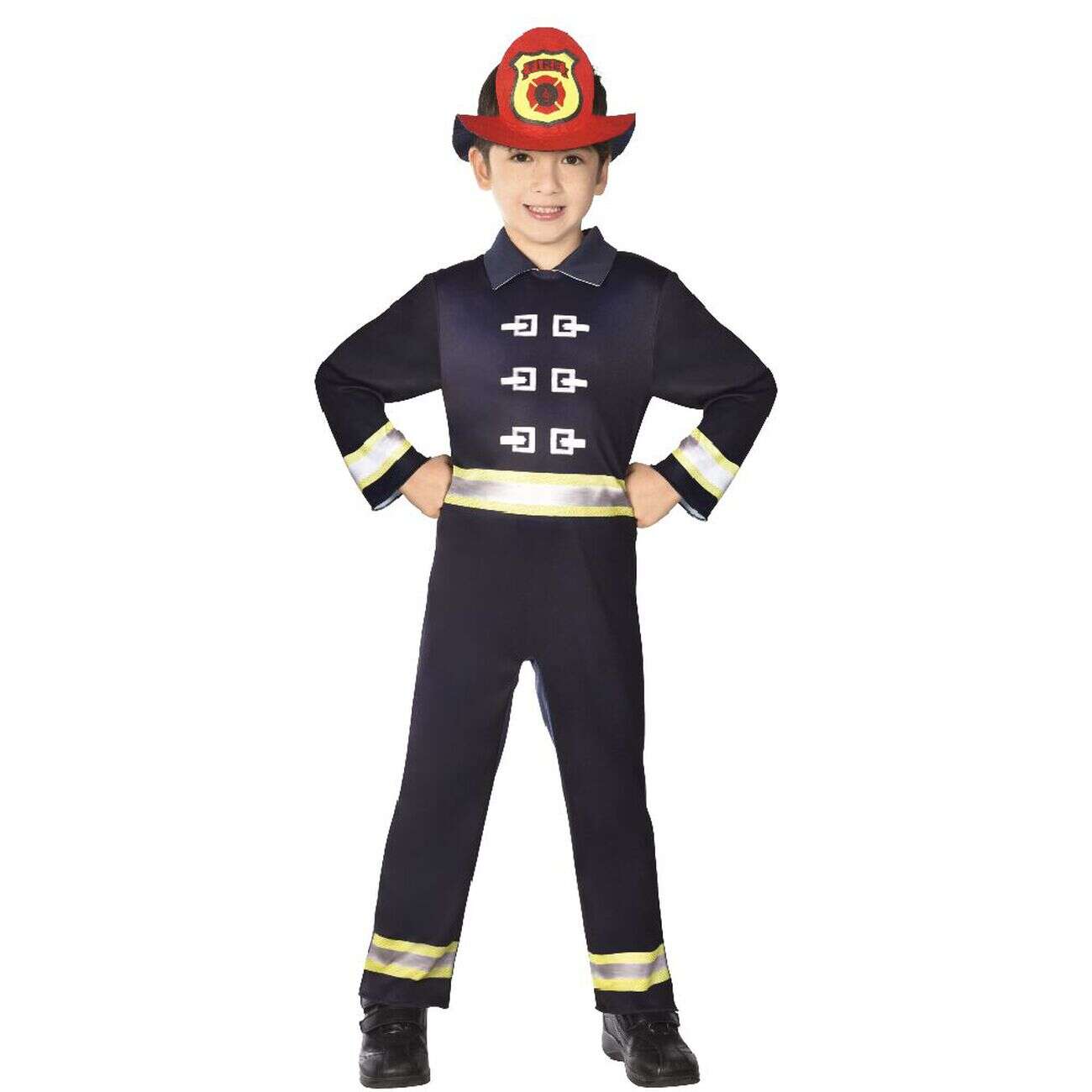 Déguisement réversible de policier et de pompier 7/10 ans