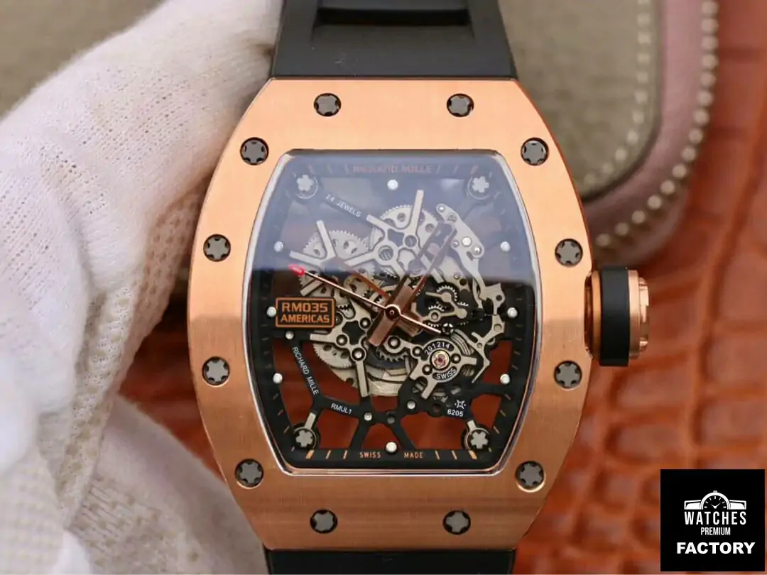 Richard Mille RM035 Americas KV Factory Rubber Strap