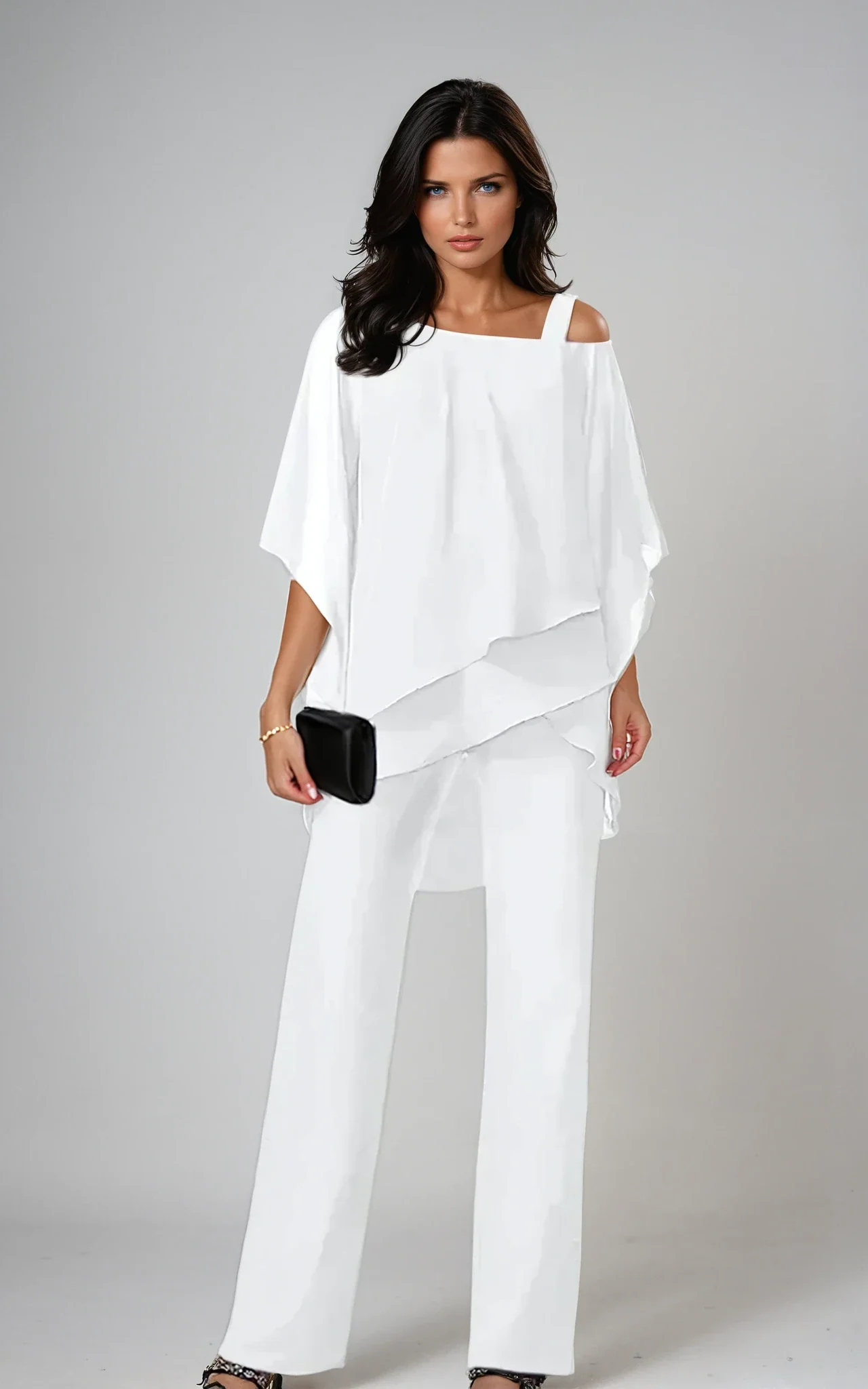 Ensemble chic superposé en deux pièces
