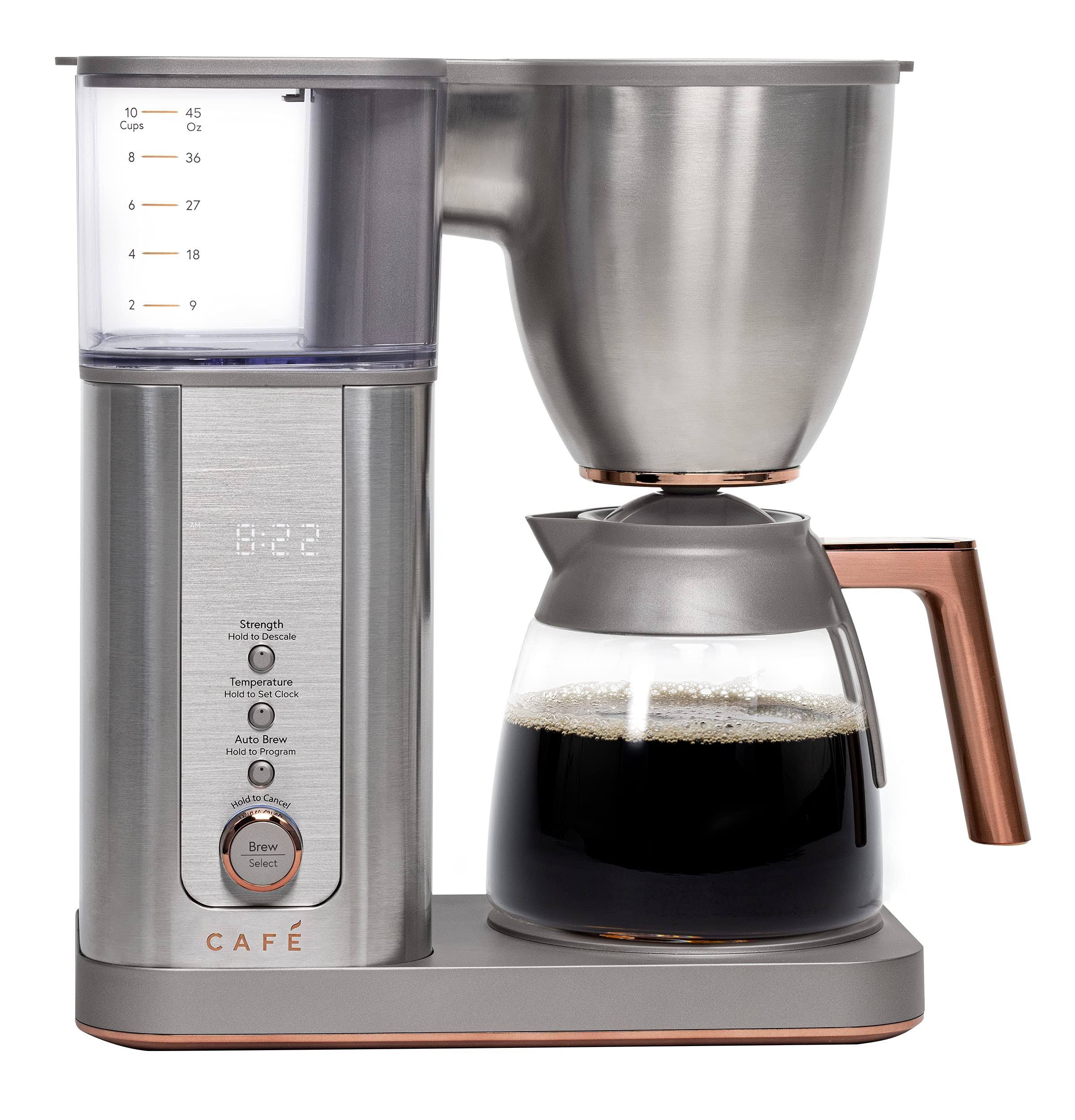 Caf�� Specialty Drip Coffee Maker with Glass Carafe, 10 Cups, Stainless Steel