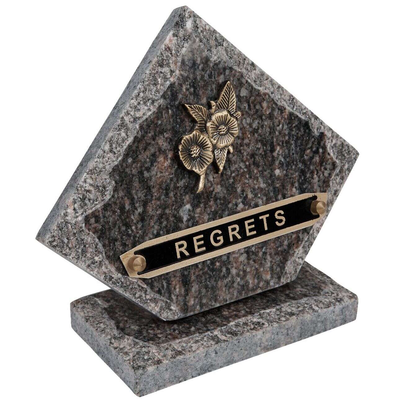 Plaque funéraire souvenir