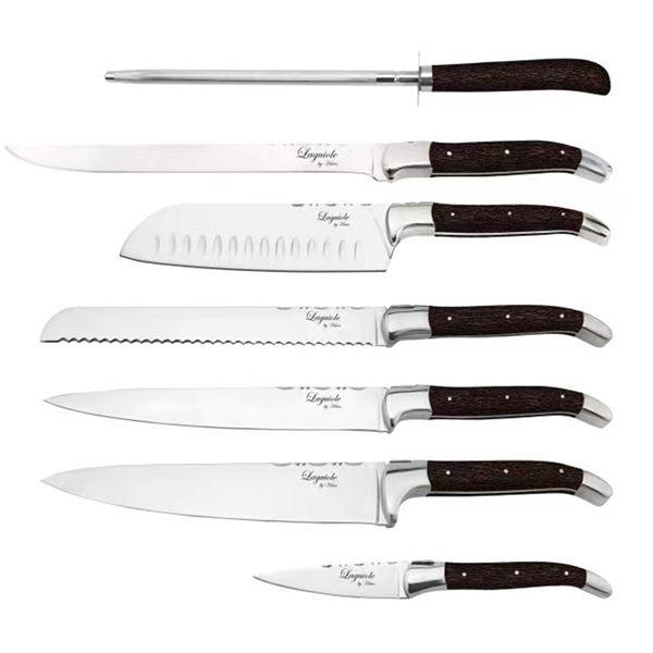 Knivsett wenge 7 deler