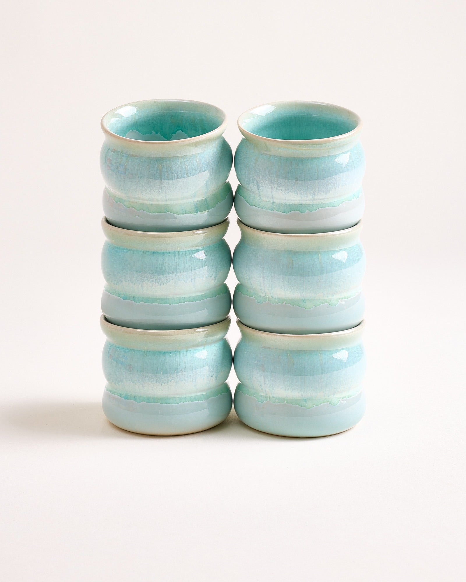 BICA - SMALL CUP BUBBLE MINT SET OF 6