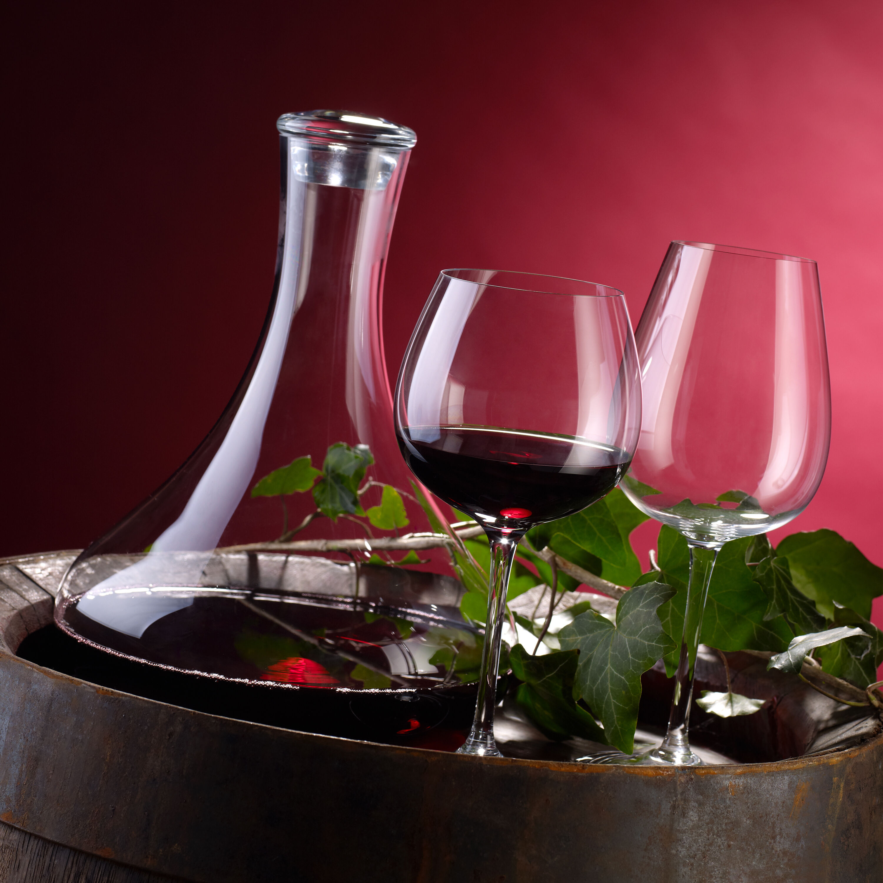Purismo Red wine glass - Clear, 18.6 oz, crystal glass