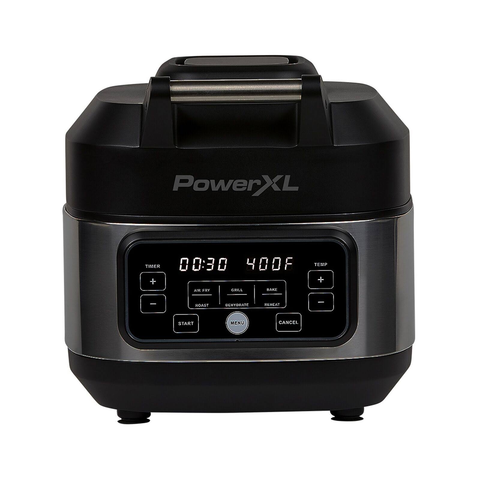 PowerXL Grill Air Fryer Home - Black - 5.5 qt