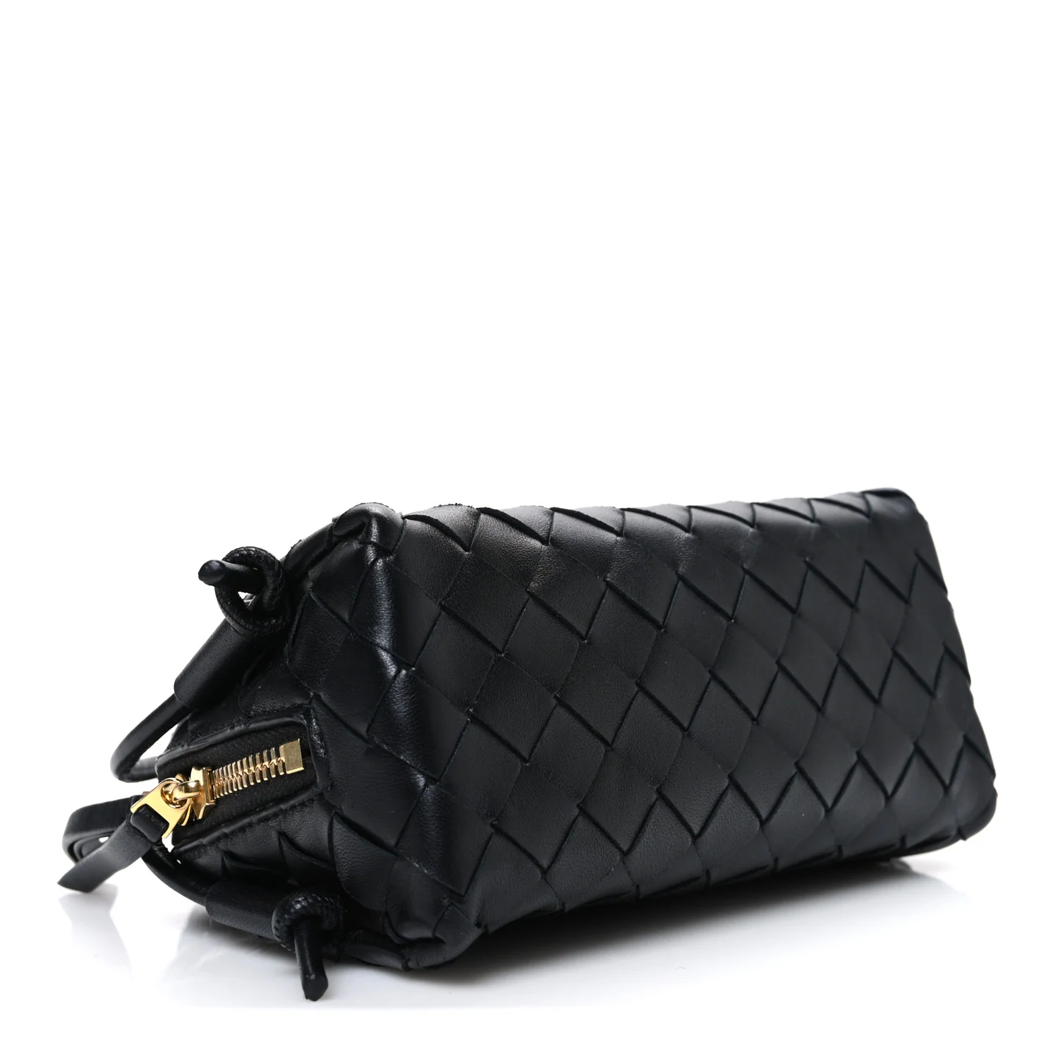 Nappa Intrecciato Concert Pouch Black