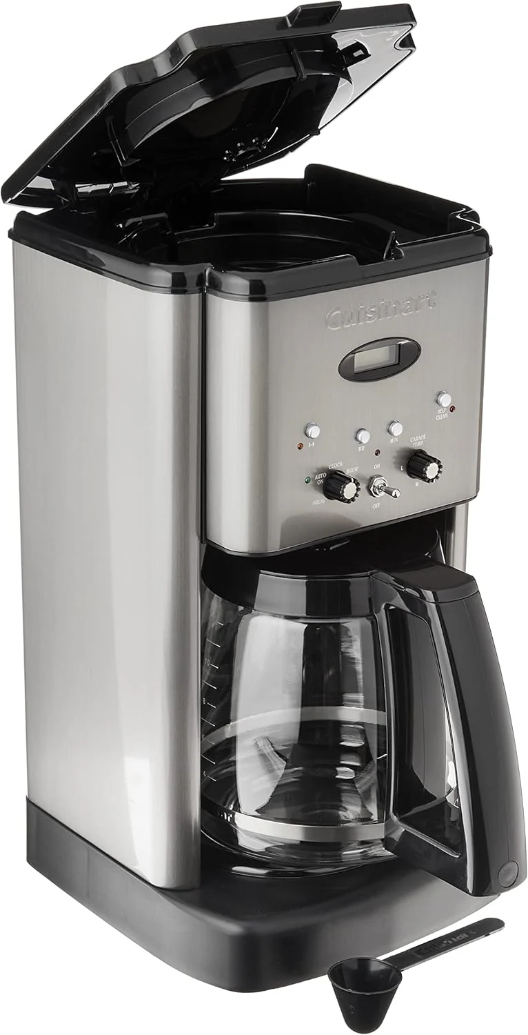 Cafetière programmable Cuisinart DCC-1200P1 Brew Central 12 tasses, carafe, chrome brossé