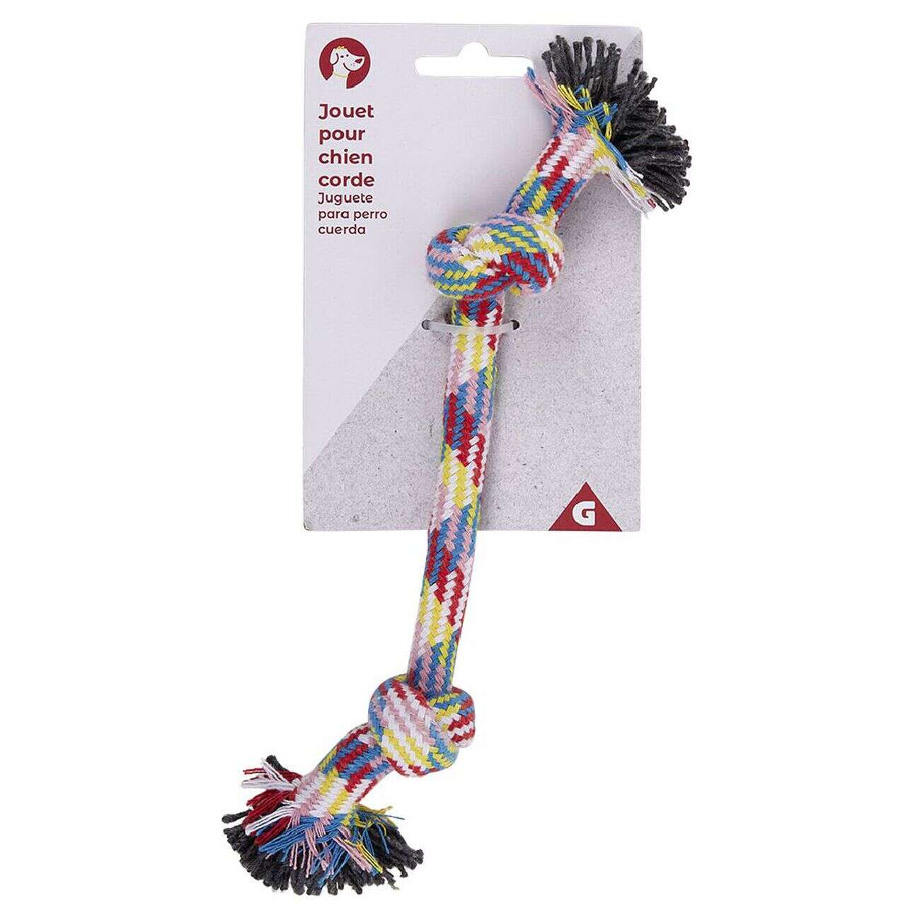 Jouet pour chien Corde à 2 noeuds L.28 cm