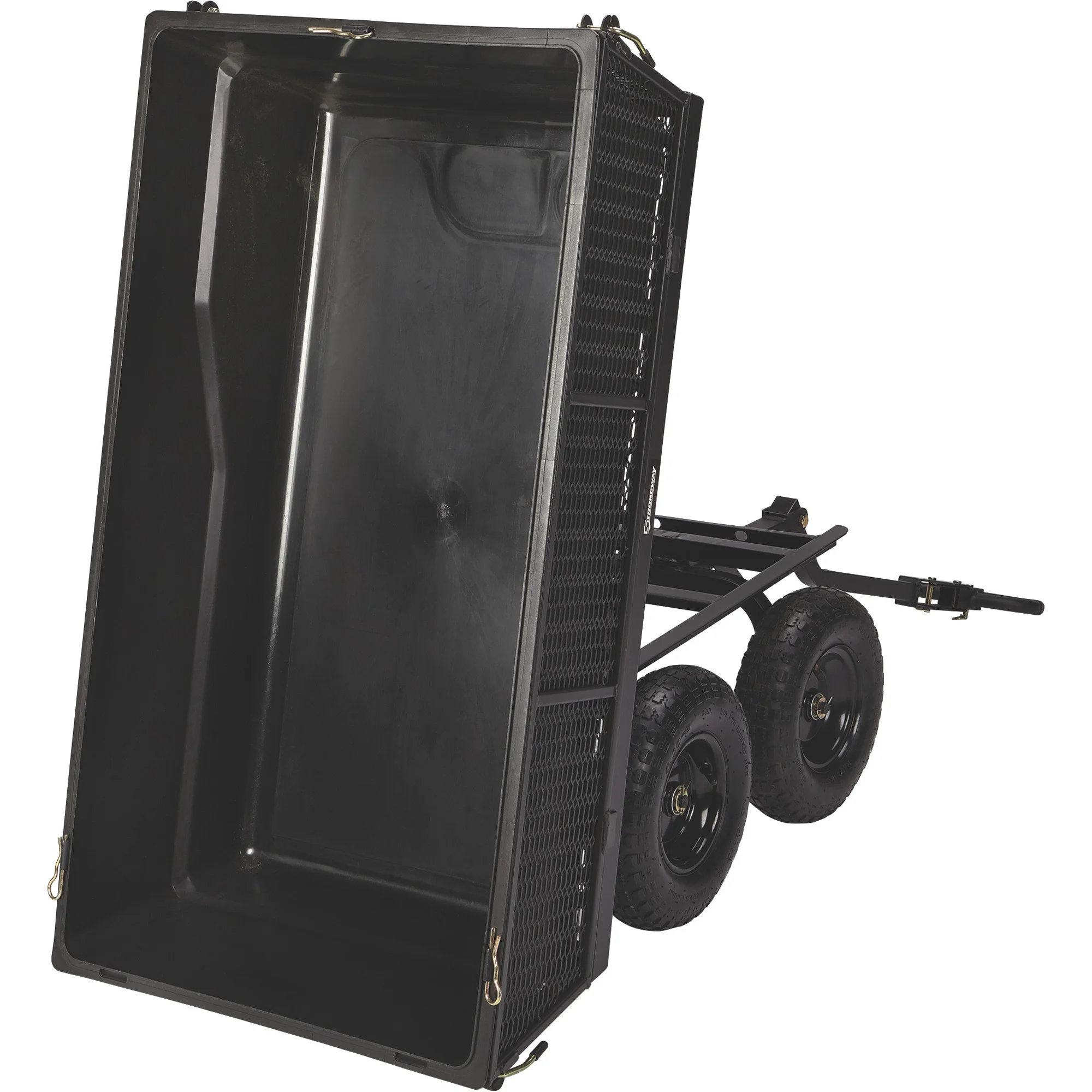 Steel Dump Cart with Removable Liner, 1200-Lb., 9 Cu. Ft. Capacity, 50in.L x 24in.W - Image 7