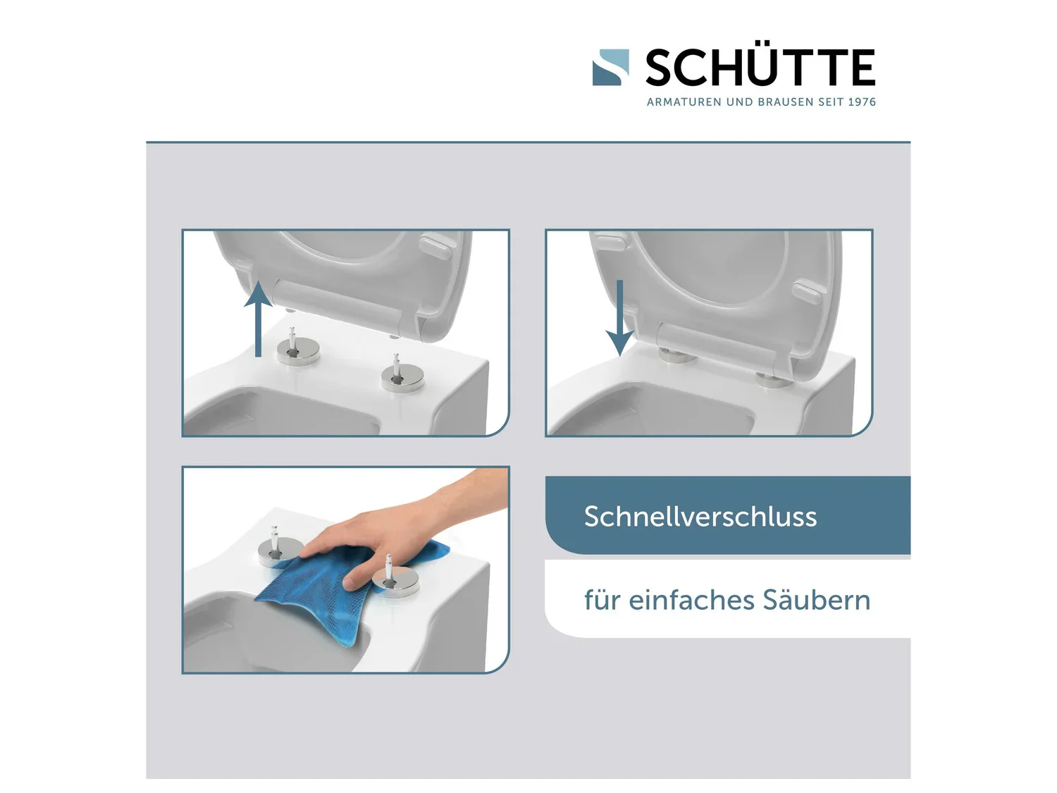 Schtte Abattant WC, avec fermeture en douceur