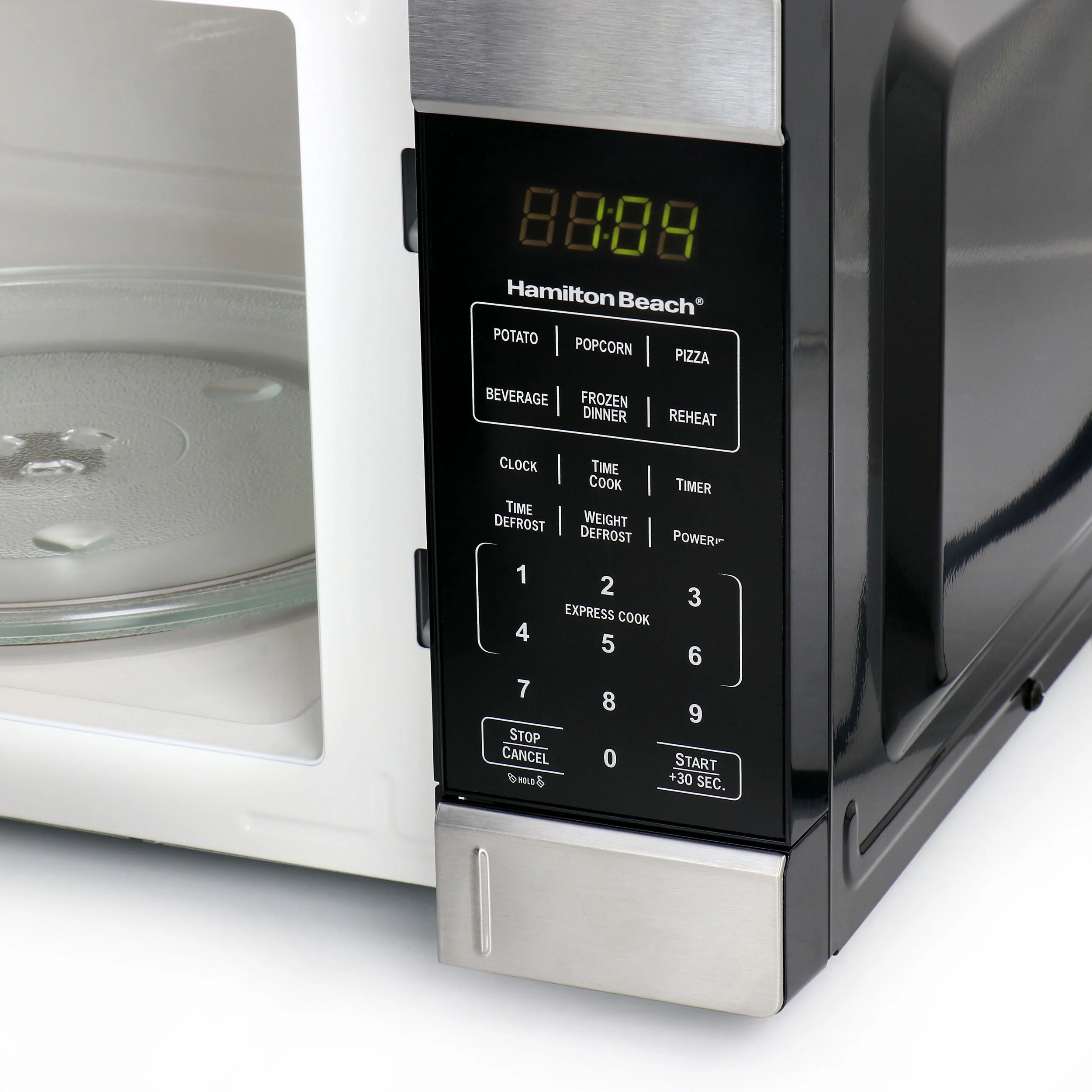 Hamilton Beach 1.1 Cu. Ft. 1000 Watt Countertop Microwave Oven in Black