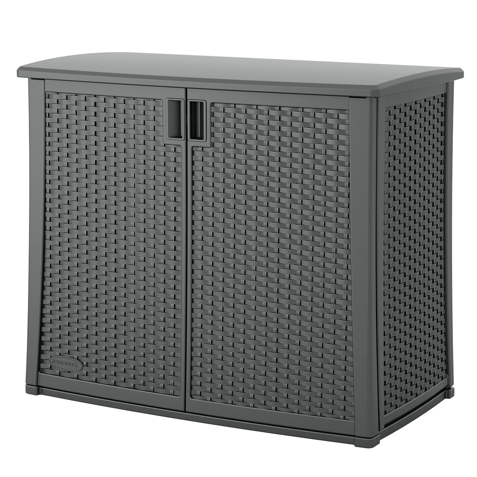 Suncast Outdoor 97 - Gallon Cabinet Deck Storage Box, Gray
