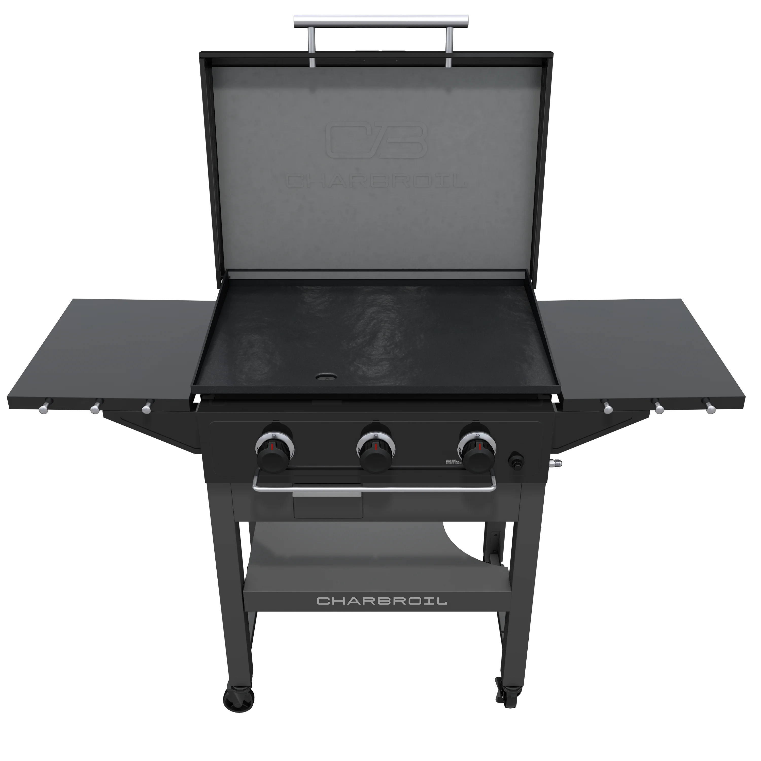 28" XL Performance Series? Propane Gas Griddle with Cart 3 Burner Flat Top Grill - Image 5