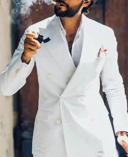 OK Elegant Ensemble blazer et pantalon croisé coupe slim à col à revers uni