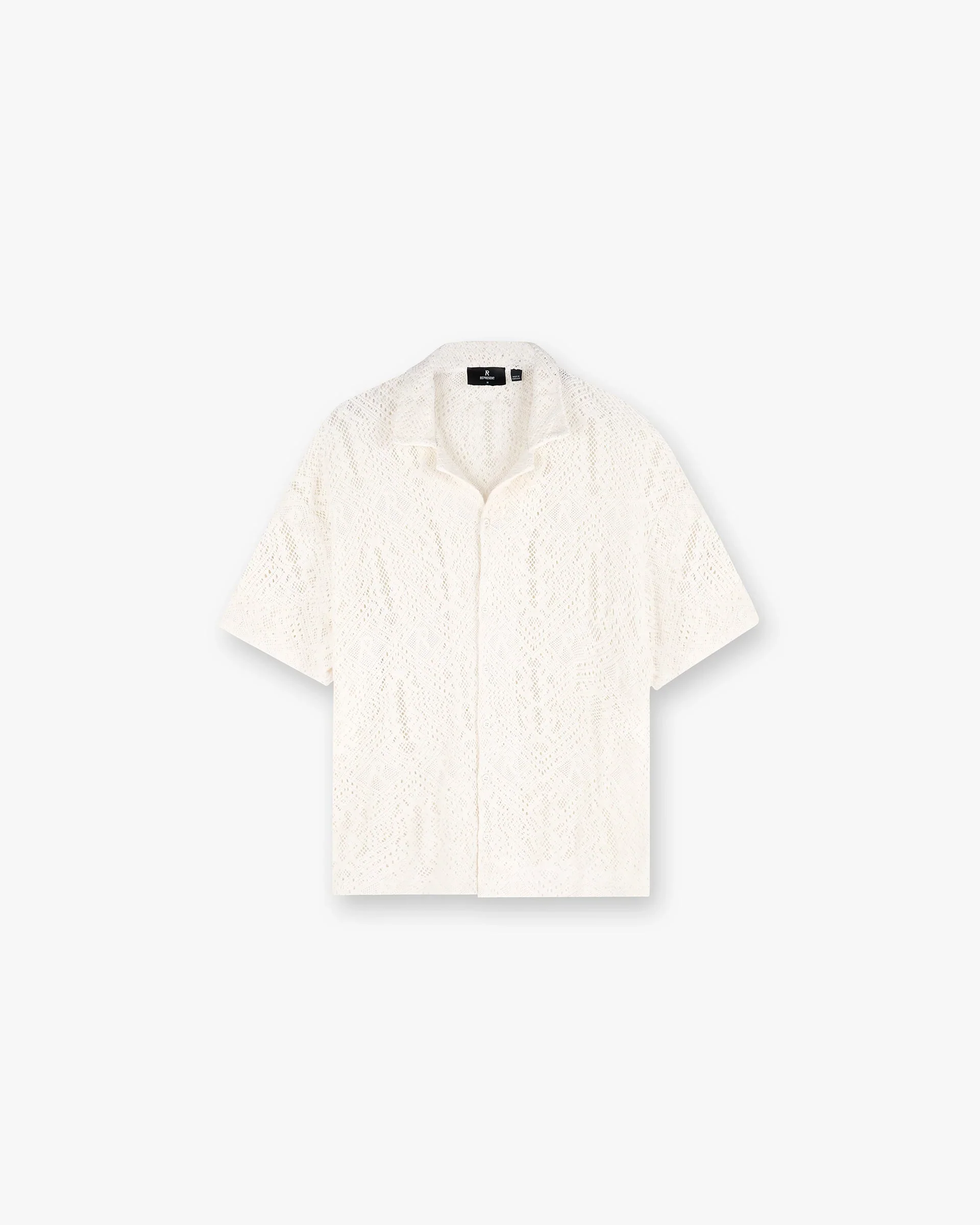 All Over Crochet Shirt - Off White