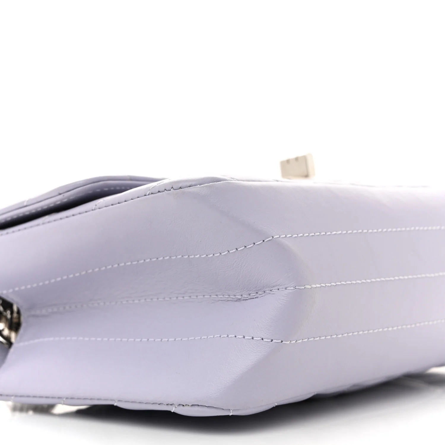 Aged Calfskin Chevron Quilted 2.55 Reissue Mini Flap Light Purple