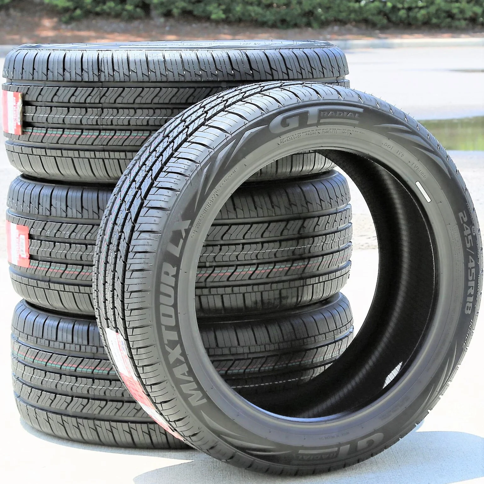 Pair of 2 (TWO) GT Radial Maxtour LX 245/45R18 96V A/S All-Season Tires