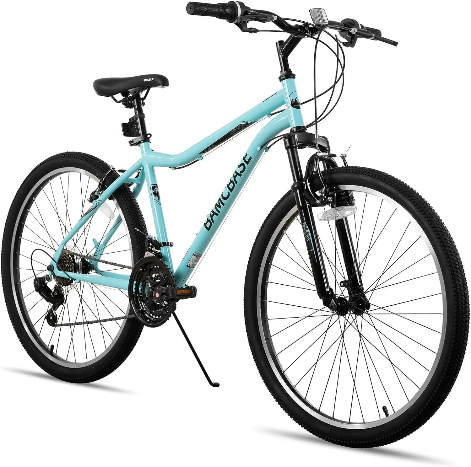 Hiland Women 26 Inch Mountain Bike, Mens and Womens Bicycle with 21 Speed, High-Carbon Steel Frame Mountain Bicycle, Sport MTB for Men Adult