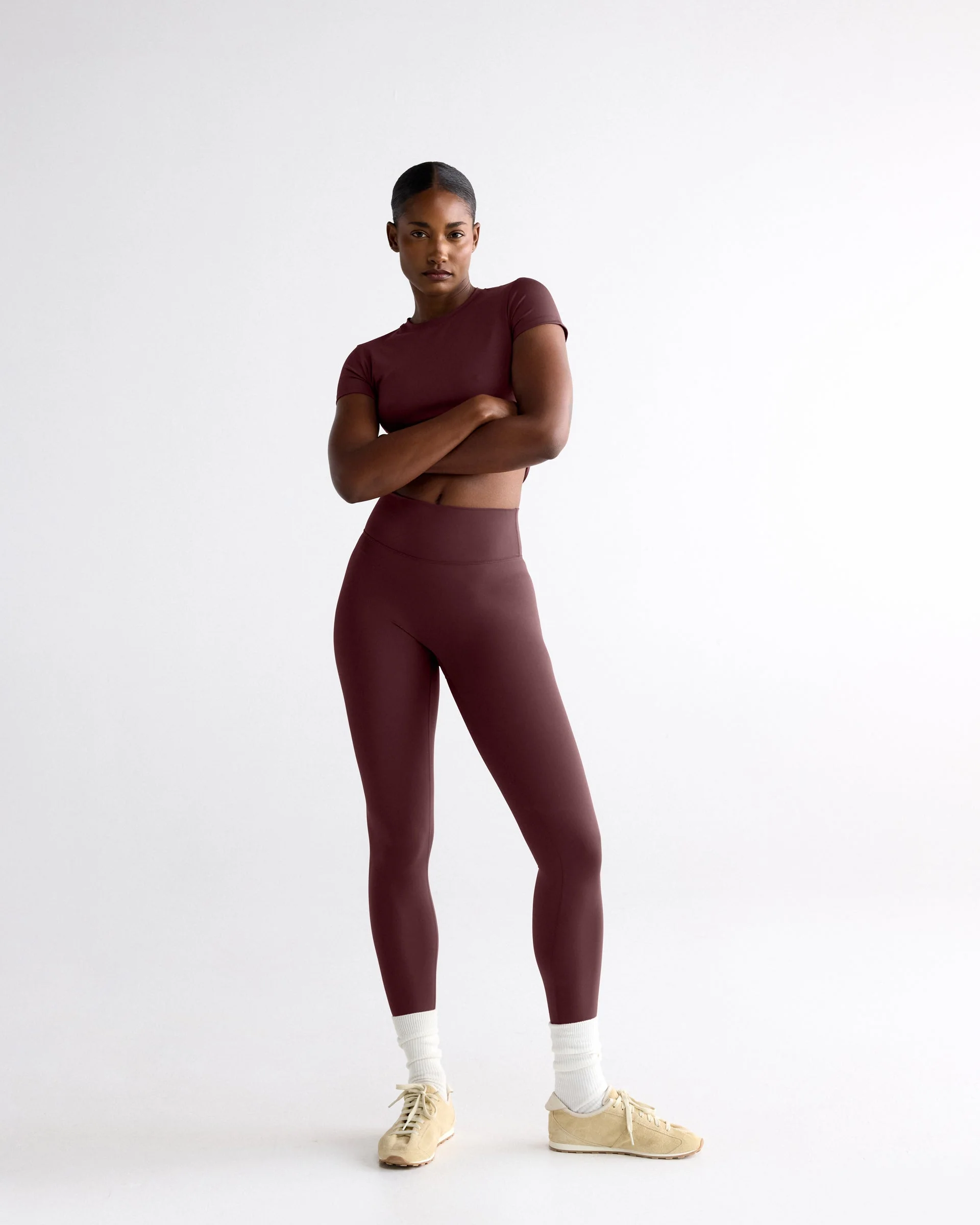 Ultimate Leggings - Mulberry Red