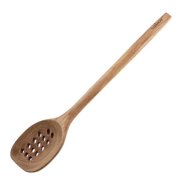 Nature øse med hull 35 cm eik