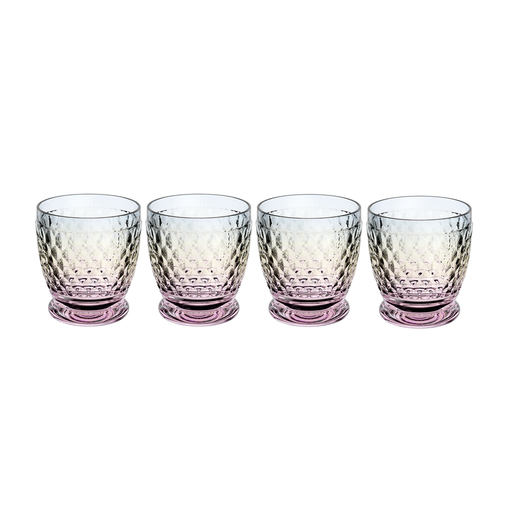 Boston Water glass - Multi-colored, 6.8 oz, crystal glass