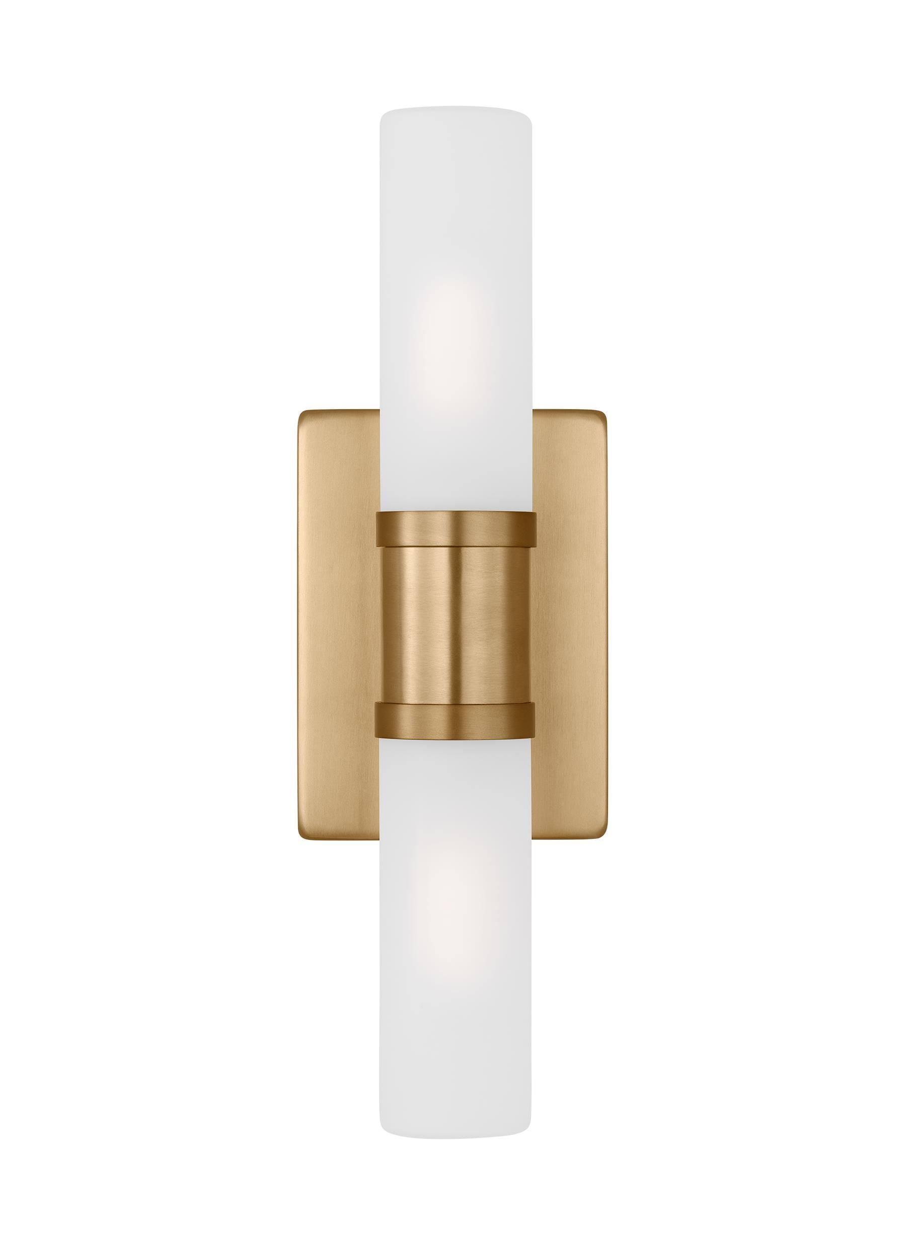 Keaton Two Light Bath Vanity in Satin Brass