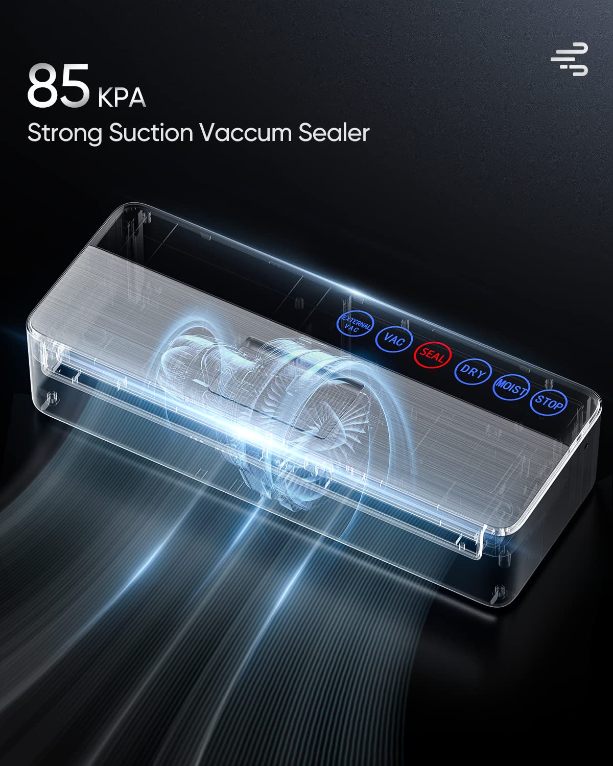 Vacuum Sealer Machine. Full Automatic Food Sealer