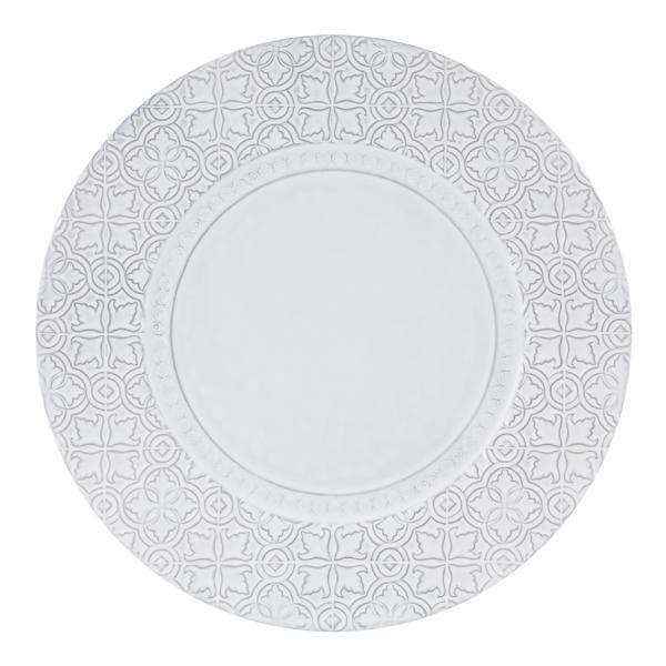 Rua Nova tallerken/fat 34 cm antikkhvit