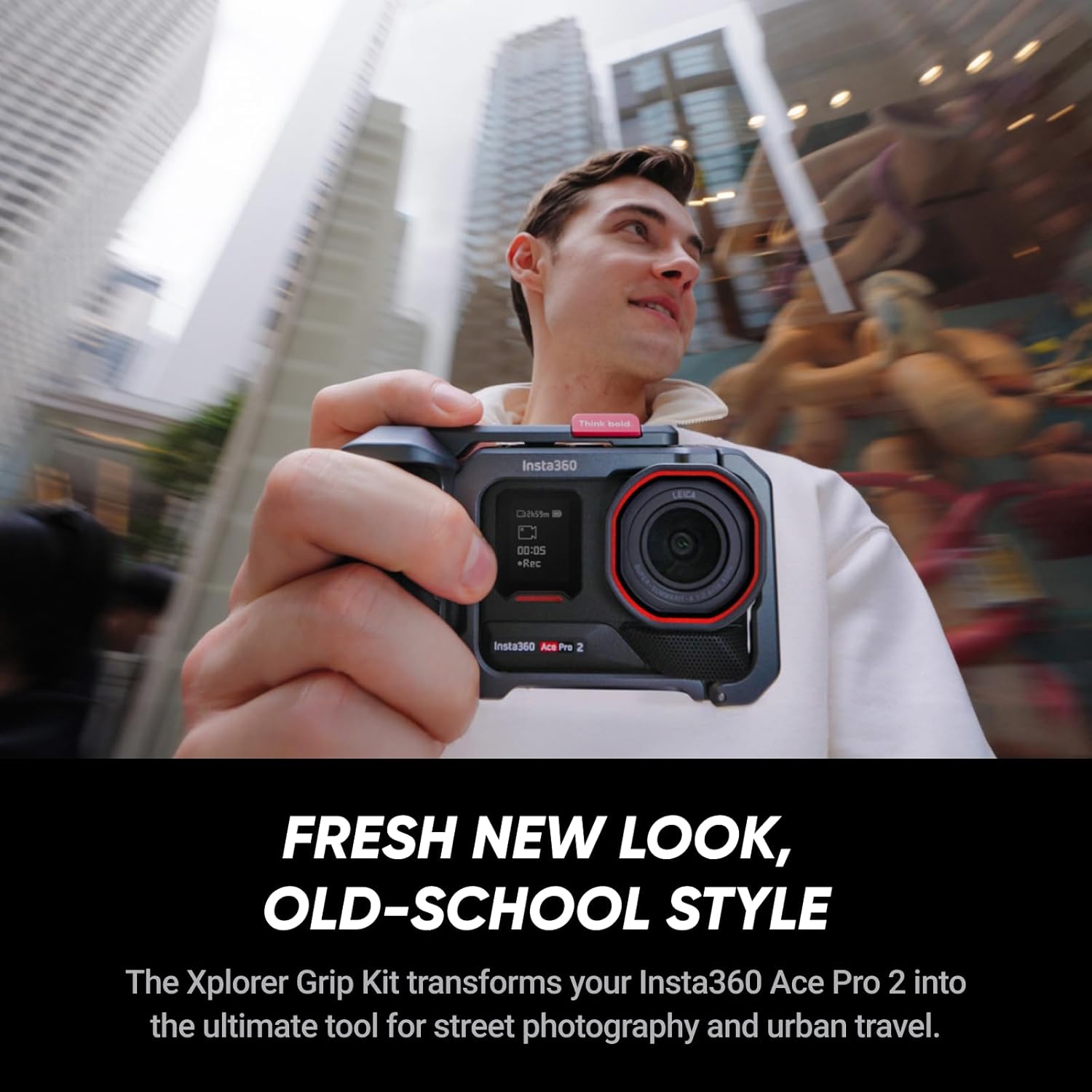 Insta360 Ace Pro 2 Xplorer Bundle Dual Battery- 8K Waterproof Action Camera Co-Engineered with Leica  1/1.3