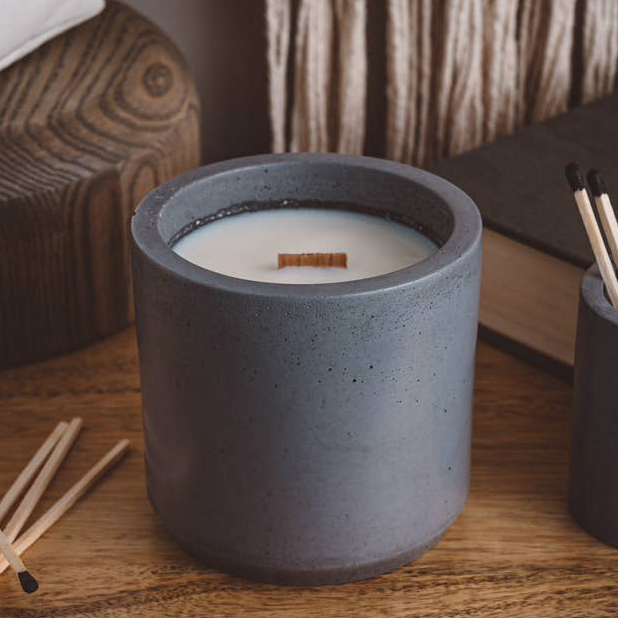 Christmas Wedding Candle Vessel Jars Cylinder Empty Amber Candle Jars for Candle Making