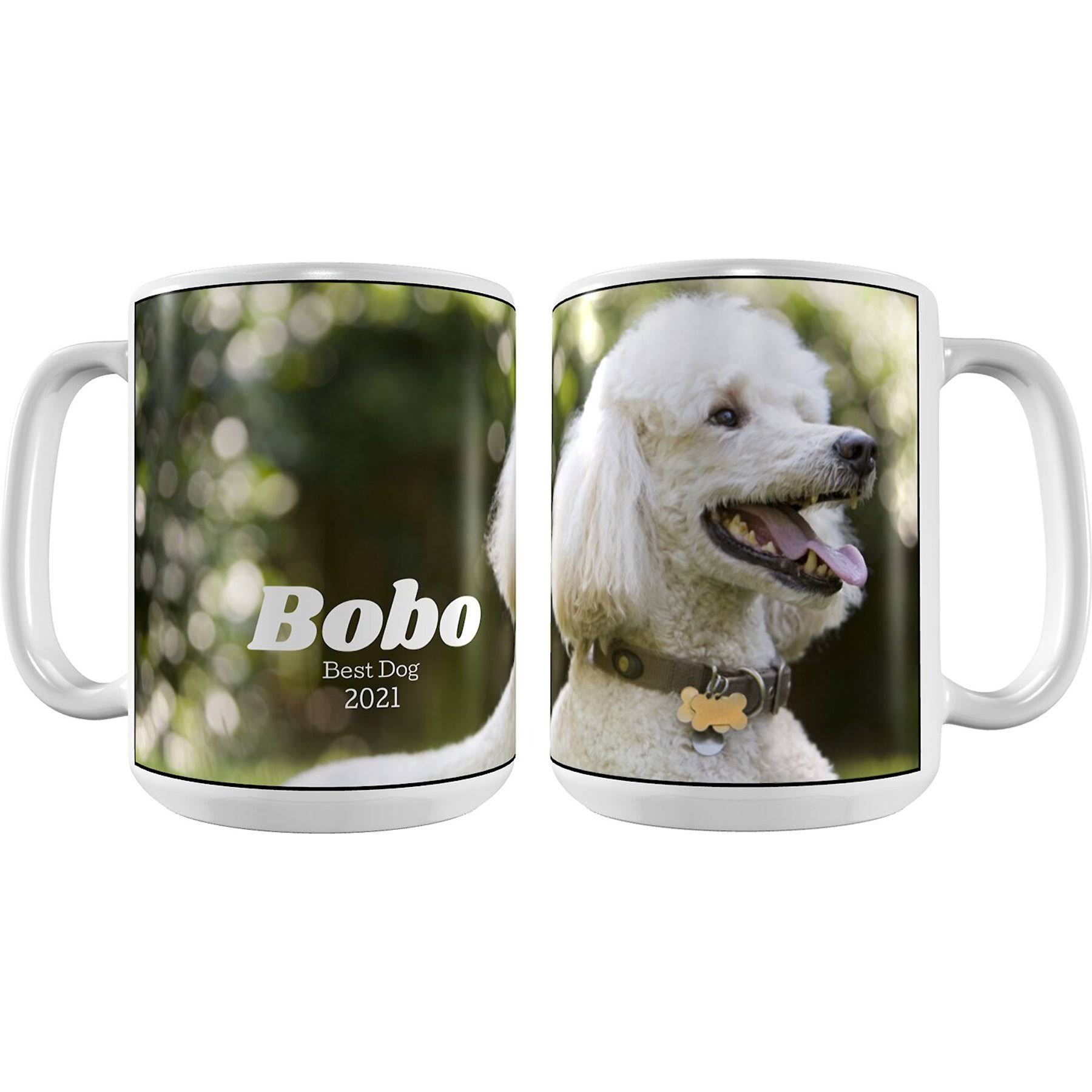 Frisco Personalized Classic Photo White Coffee Mug, 15-oz