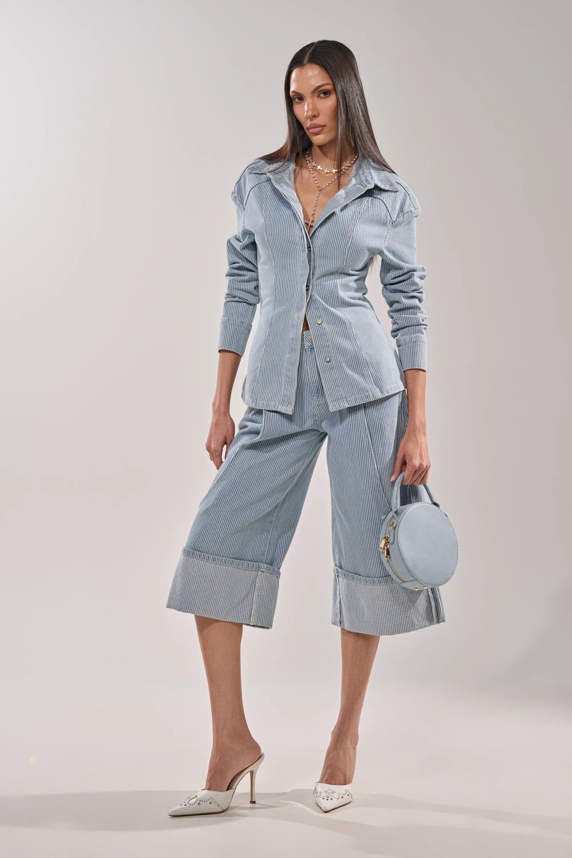 FEEL FREE STRIPE GAUCHO - Akira Store