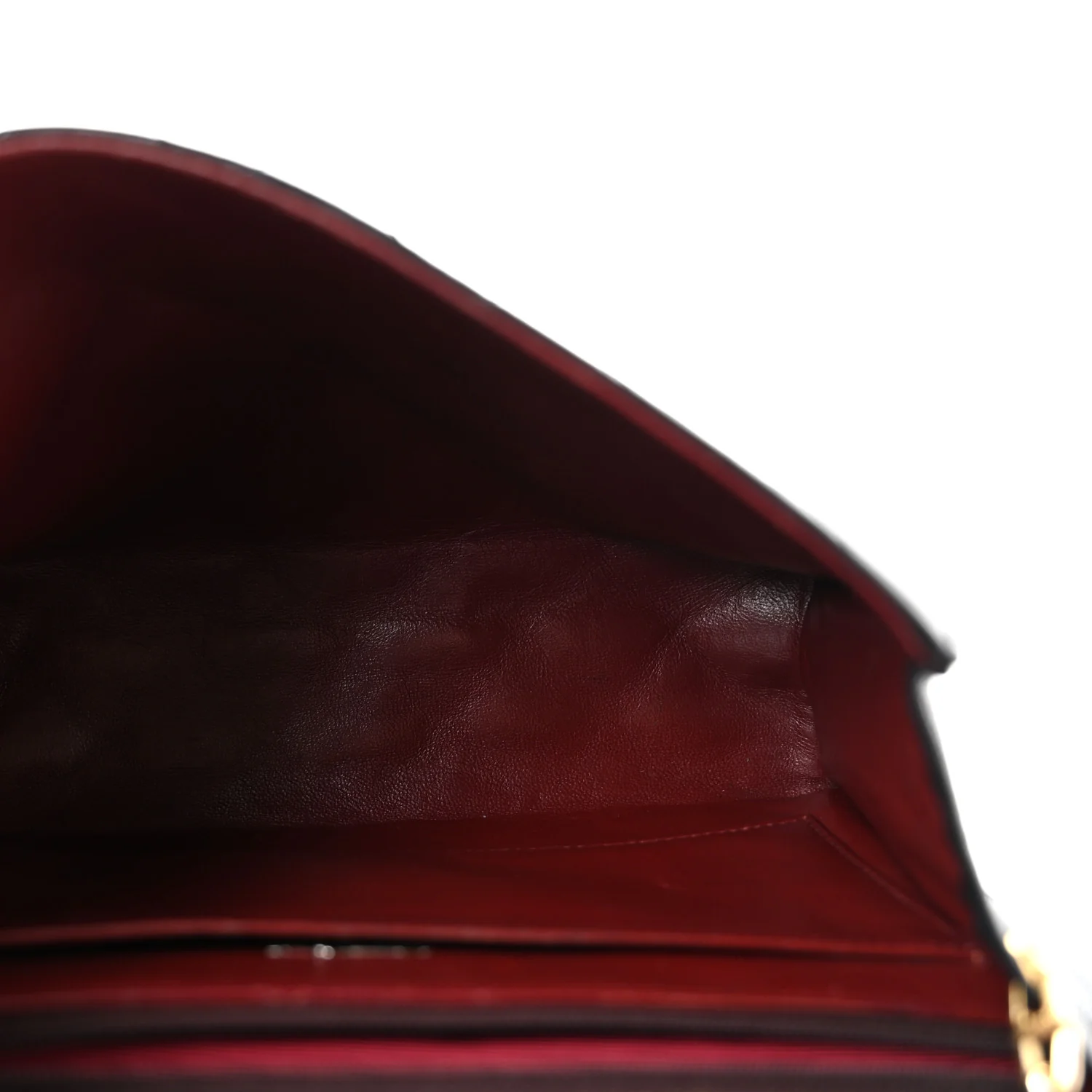 Lambskin Quilted Envelope Flap Black