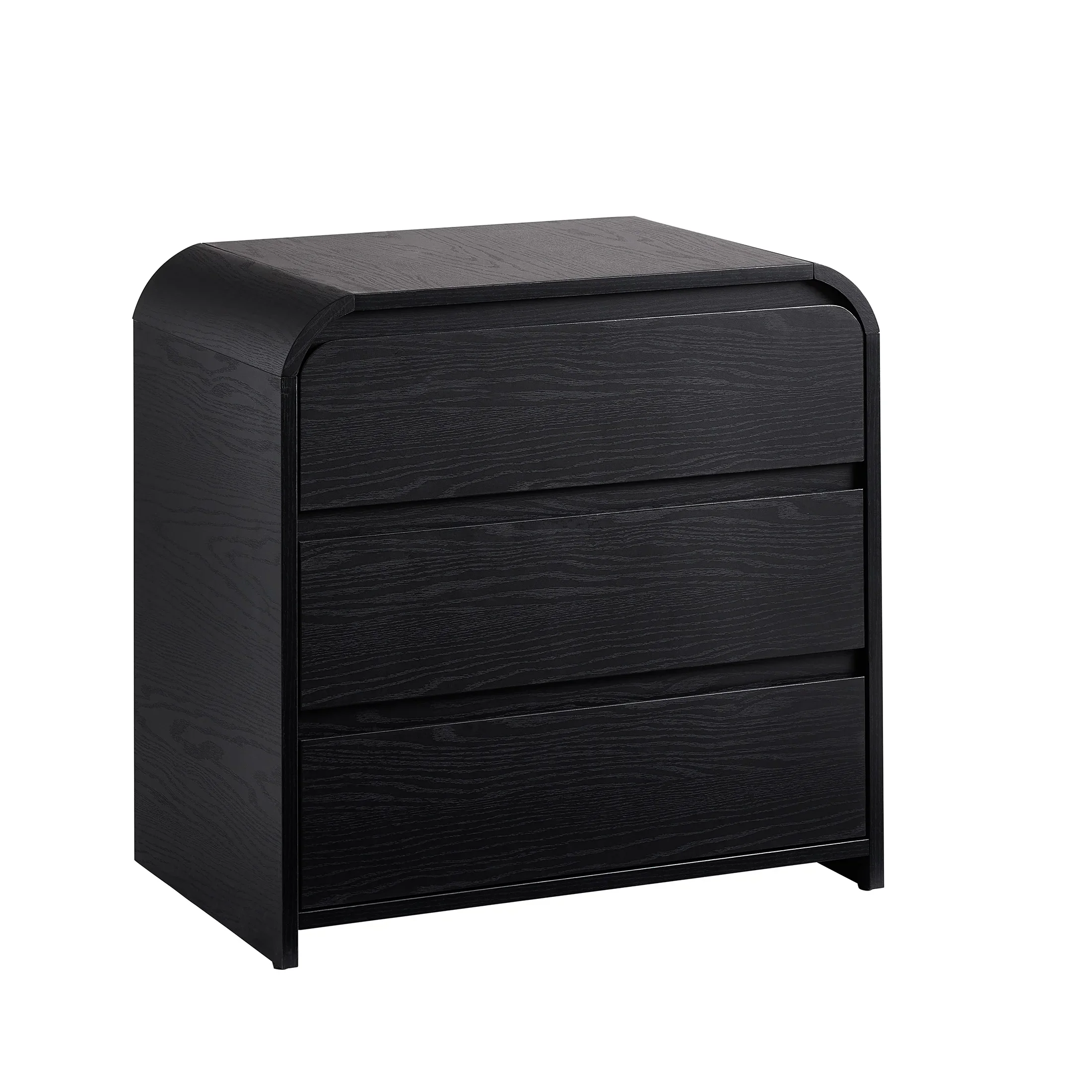 Better Homes & Gardens Juliet 3 Drawer Nightstand with USB, Light Honey