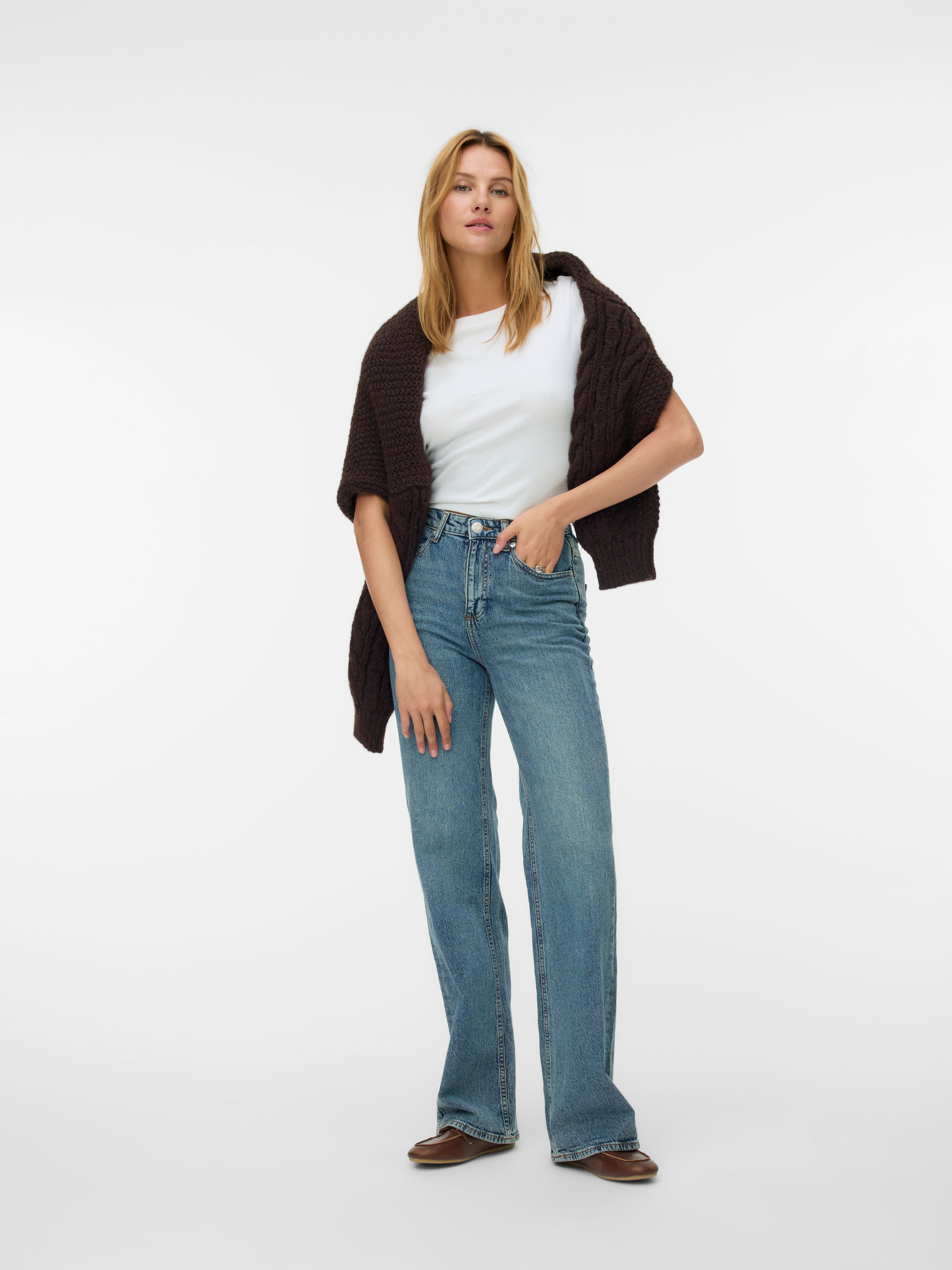 VERO MODA® VMTESSA High rise Wide Fit Jeans