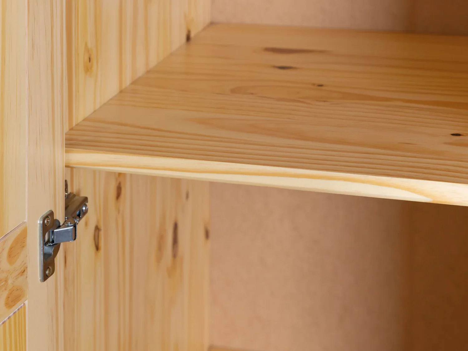 Inter Link Armoire  vtements en pin massif, veines naturelles