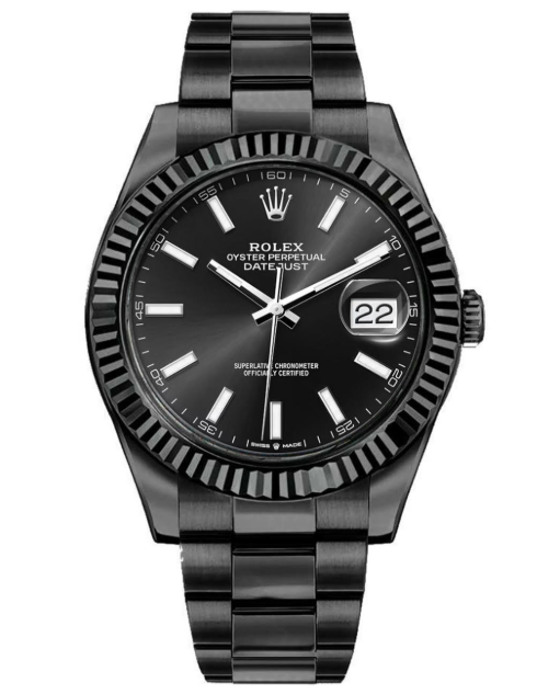 Replica Rolex Datejust Black Dial Watch NewP25082