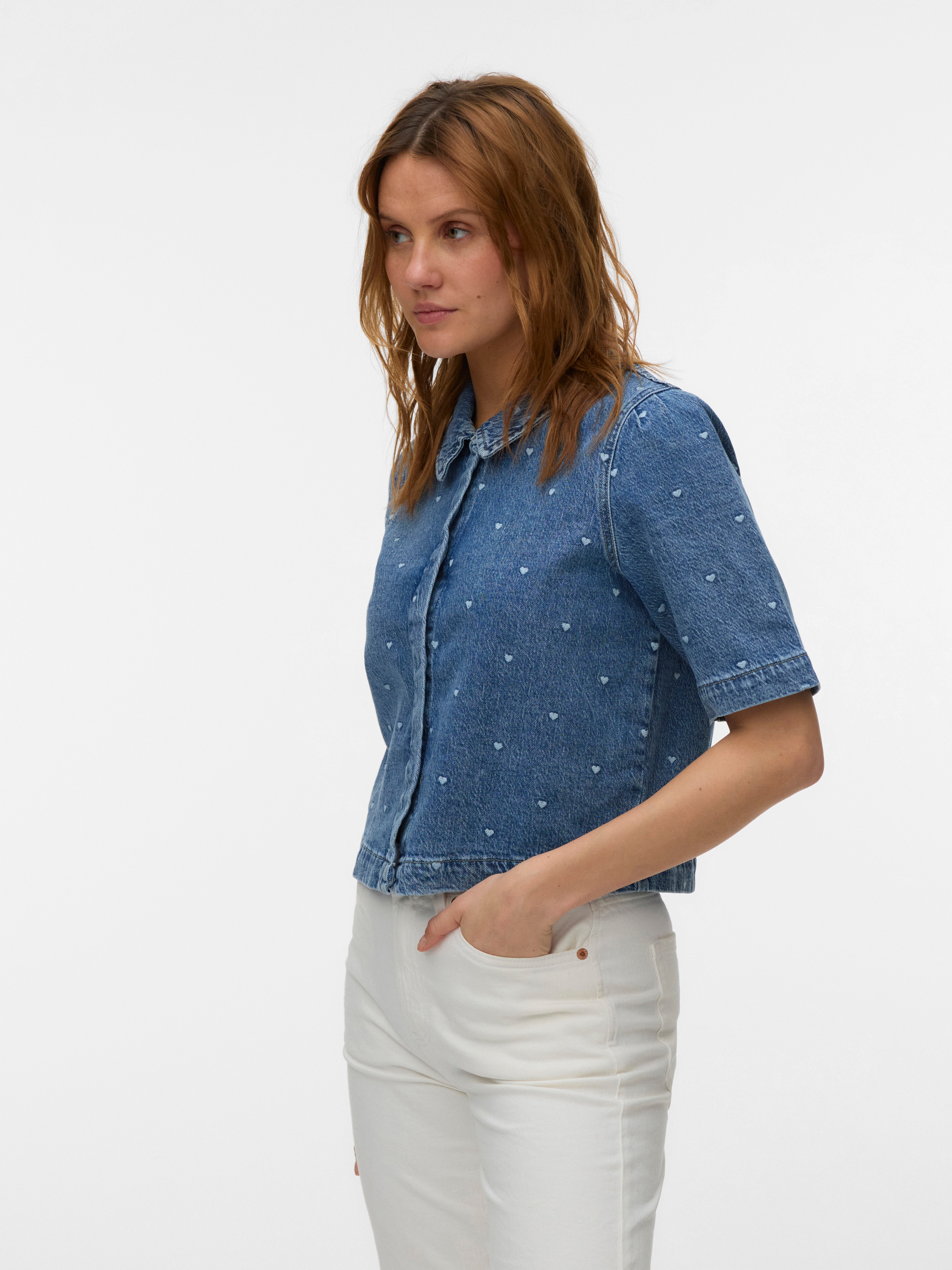 VERO MODA® VMDIONNE Denim shirt