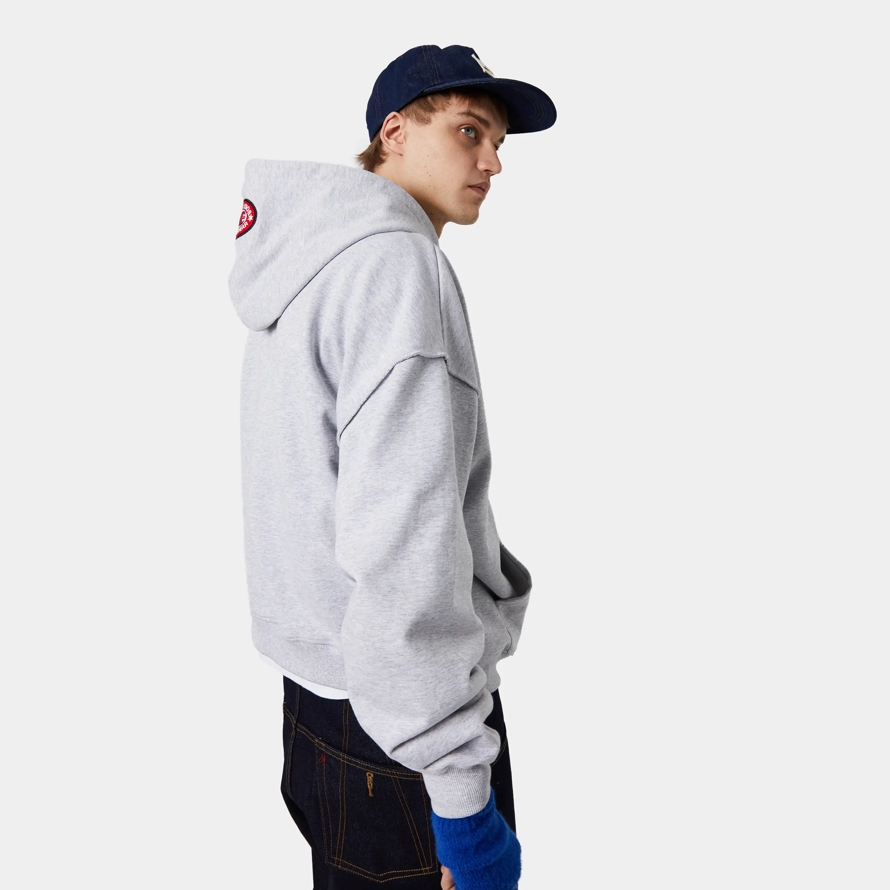 Patches Heather Grey Full Zip