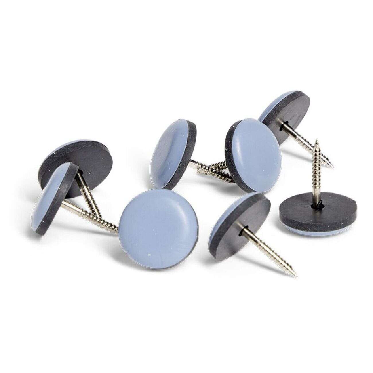 Lot de 8 patins téflon à clouer Ø2cm