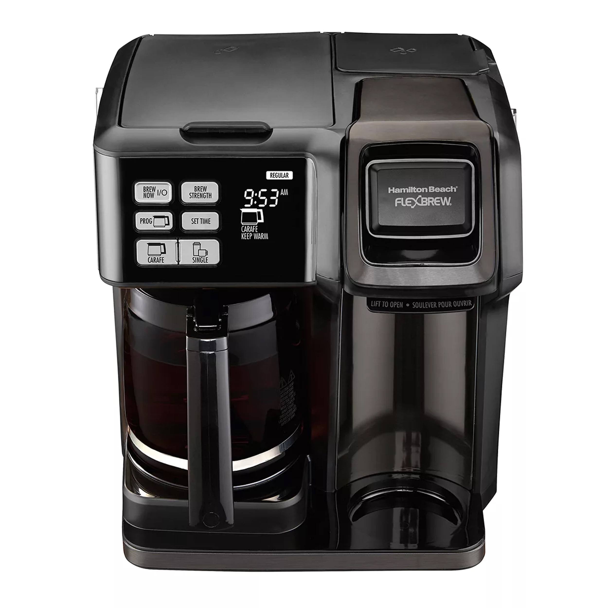 Hamilton Beach FlexBrew Trio Coffee Maker, Black