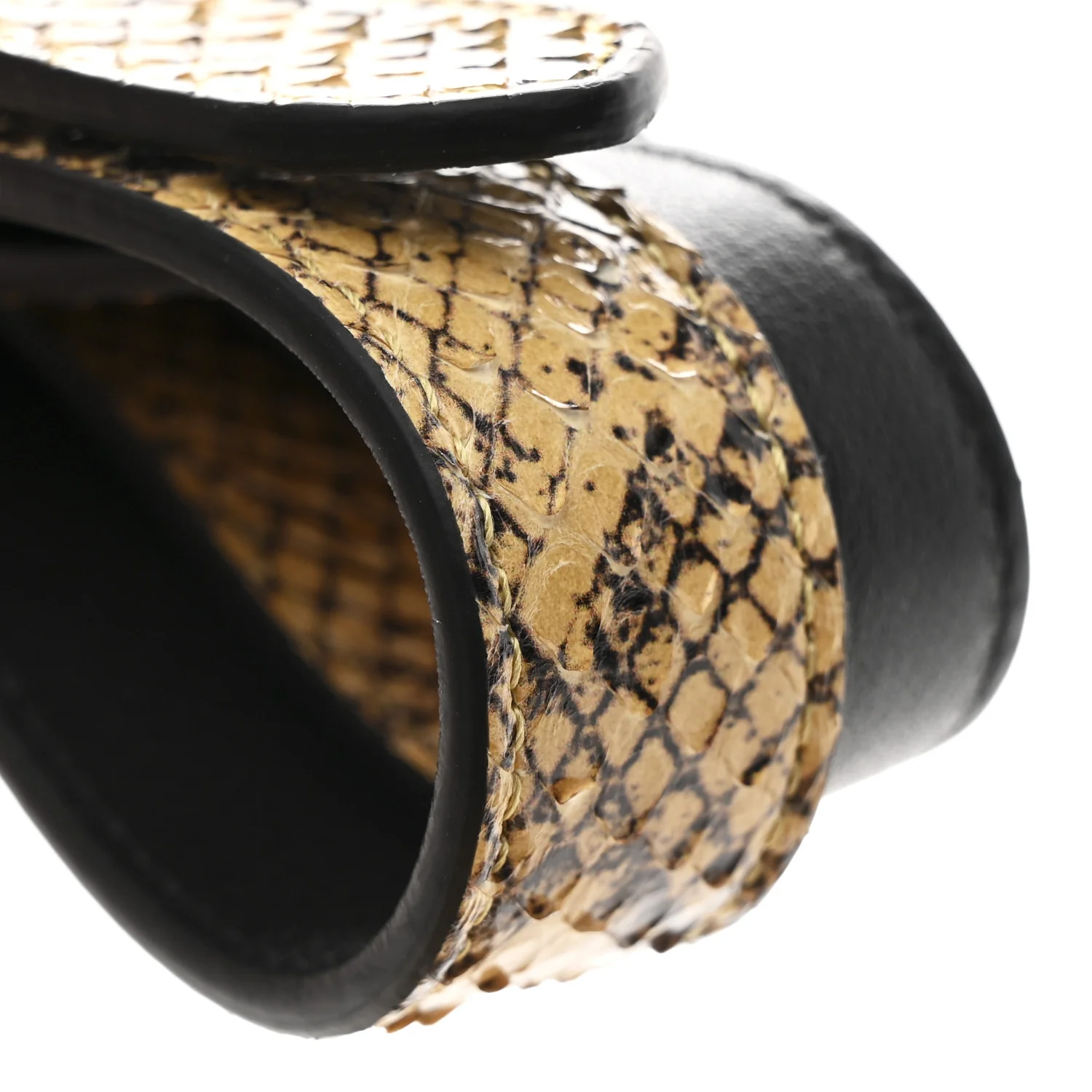 Roxy Snakeskin Blondie Chain Shoulder Flap Bag Roccia