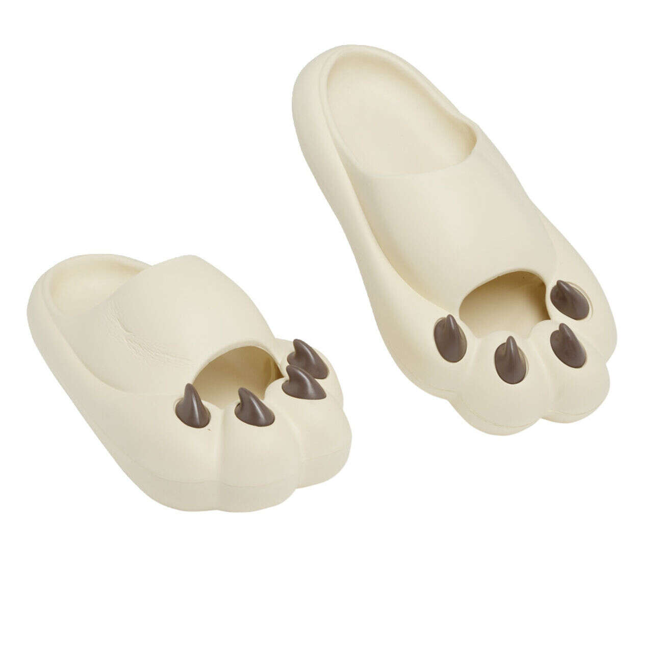 Chaussons griffe caoutchouc beige 36/37