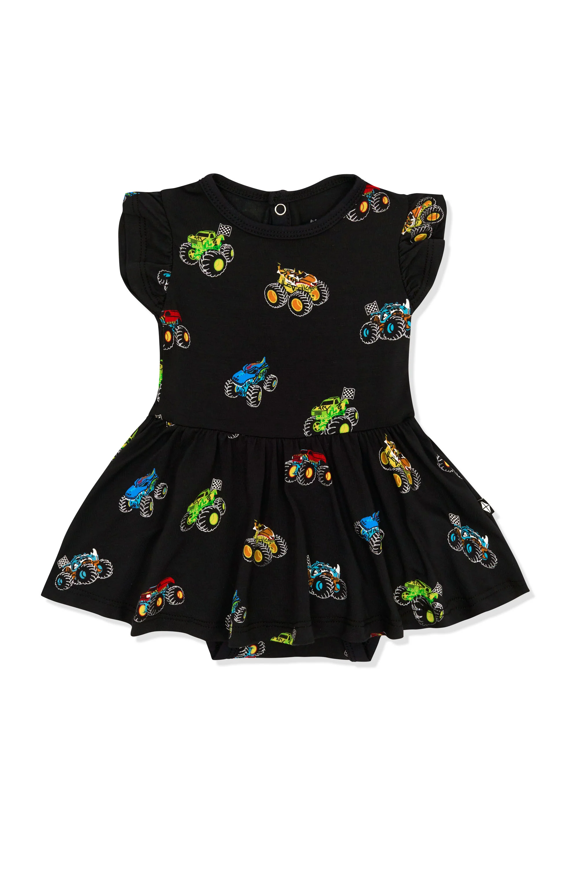 Twirl Bodysuit Dress in Monster Truck