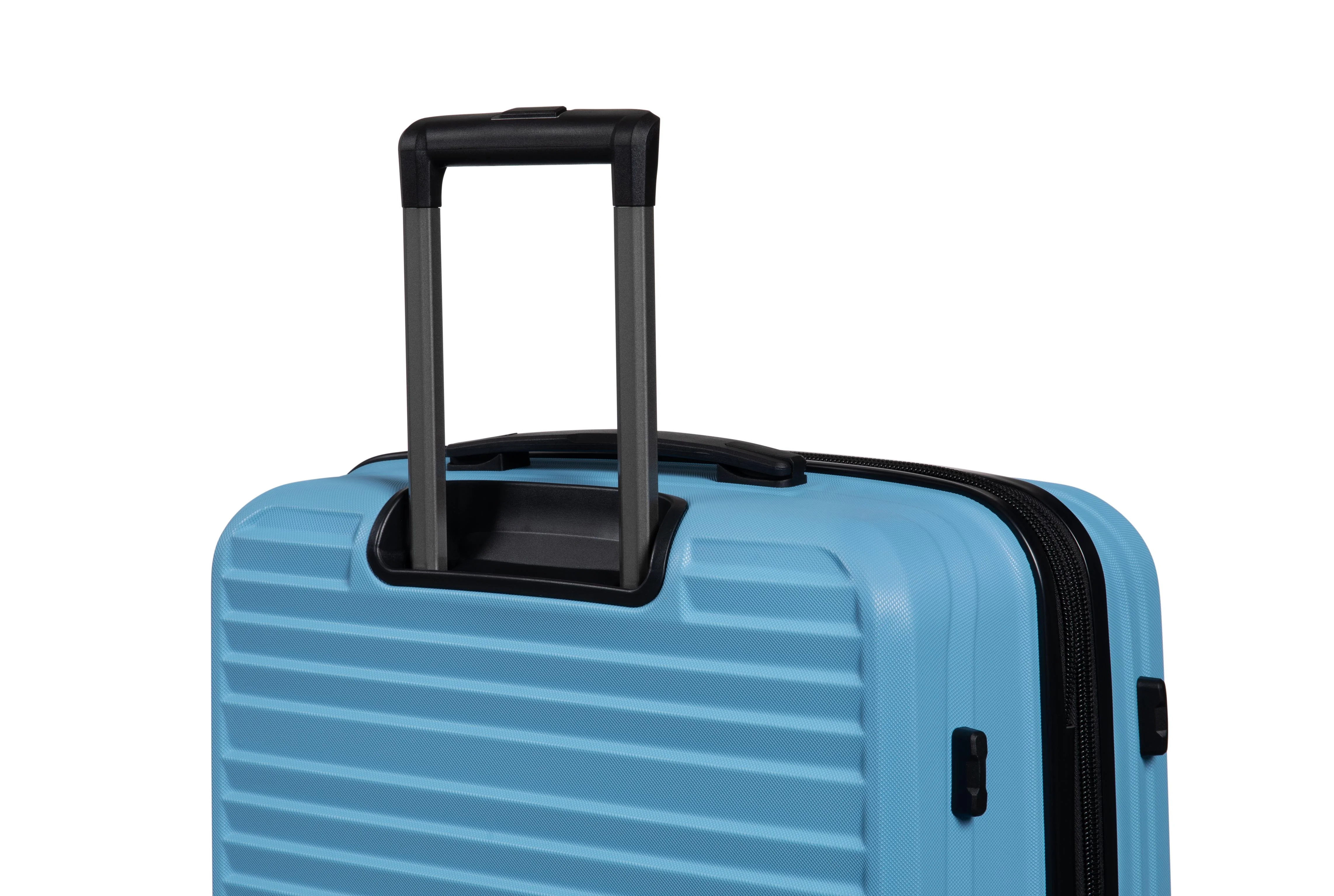 Sensational 2 Piece Hardside 8 Wheel Expandable Spinner Set, Air Blue - Image 6
