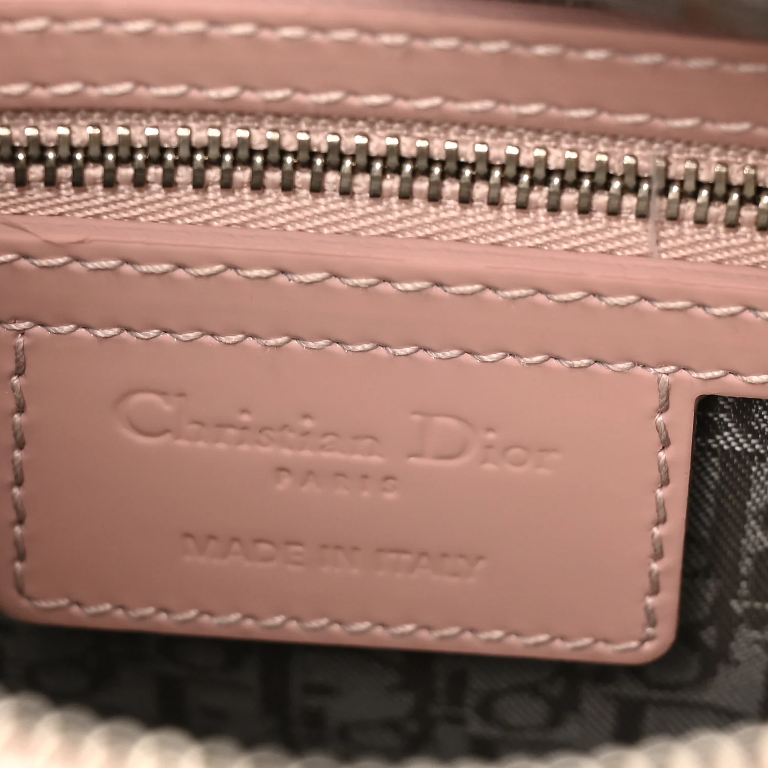 Patent Cannage Medium Lady Dior Light Pink