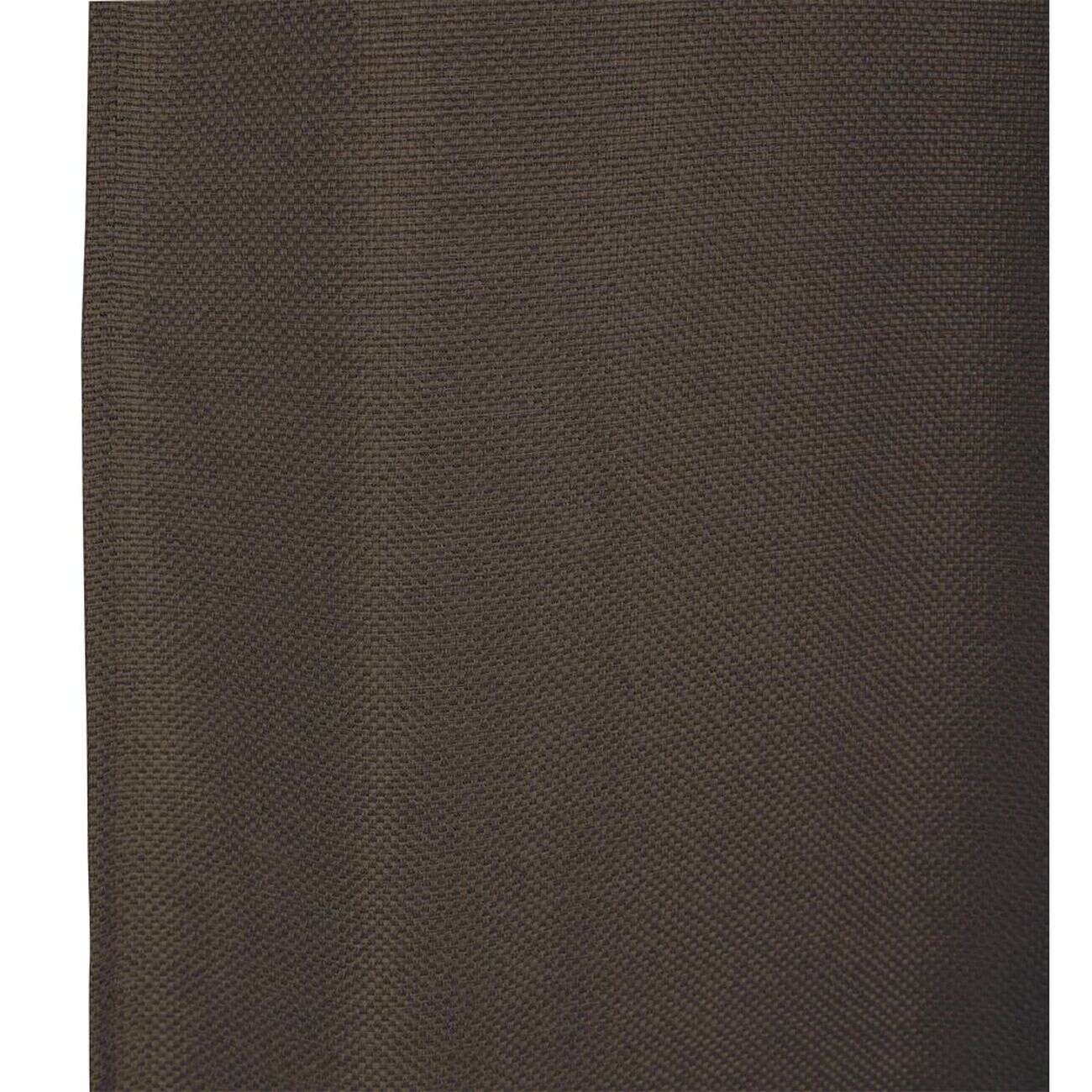 Rideau occultant effet tramé marron 140x240cm