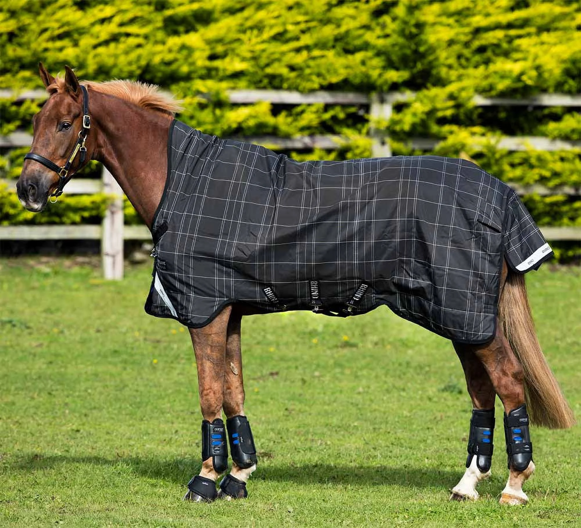 Rhino Wug Turnout Blanket 100g 81 Hunter Check