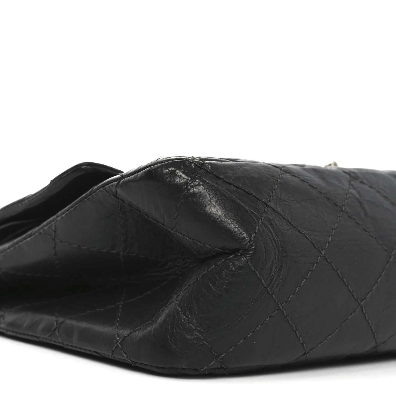 Aged Calfskin Quilted 2.55 Reissue 226 Flap Grey