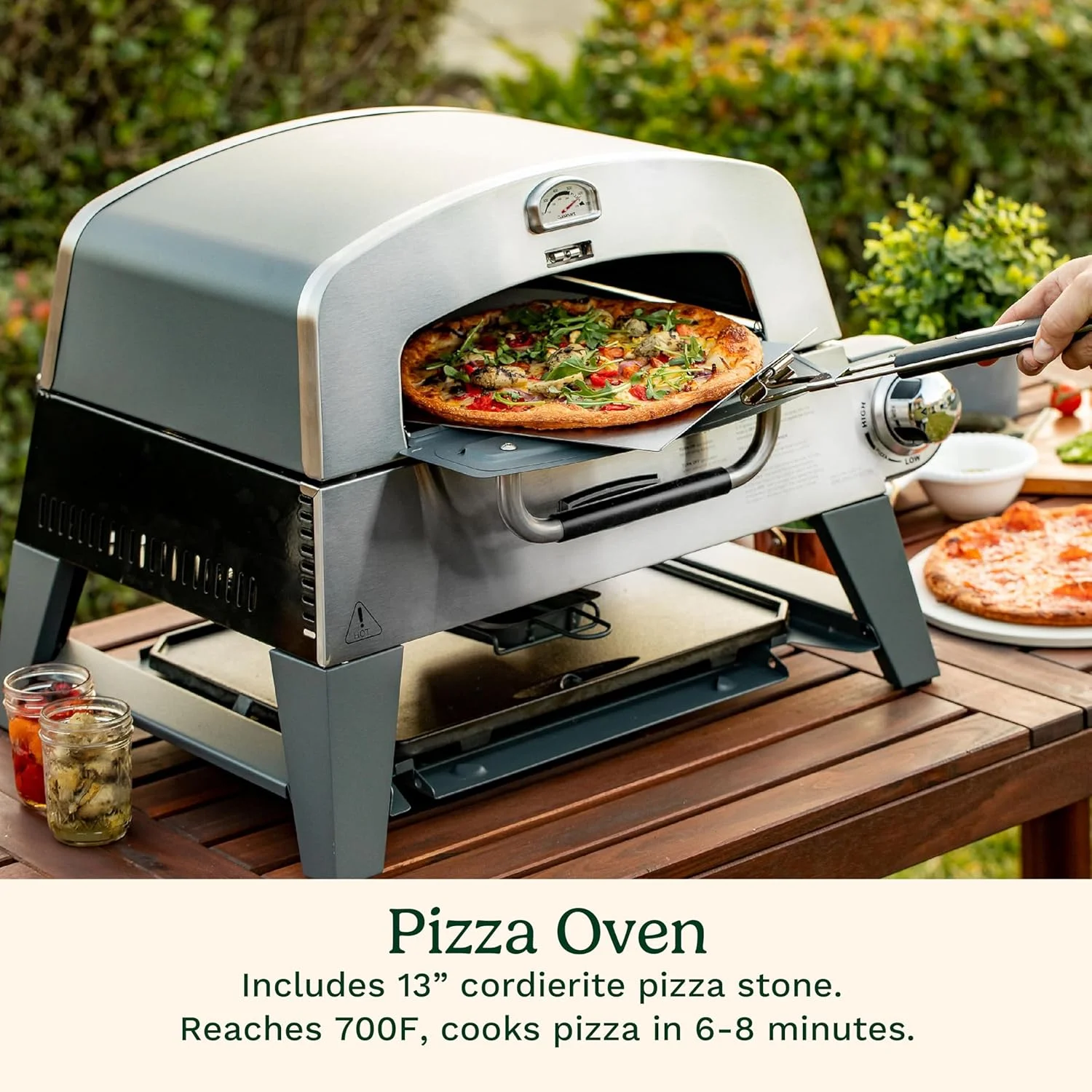 CGG-403 3-in-1 Grill, Griddle and Pizza Oven, Stainless Steel - Image 5